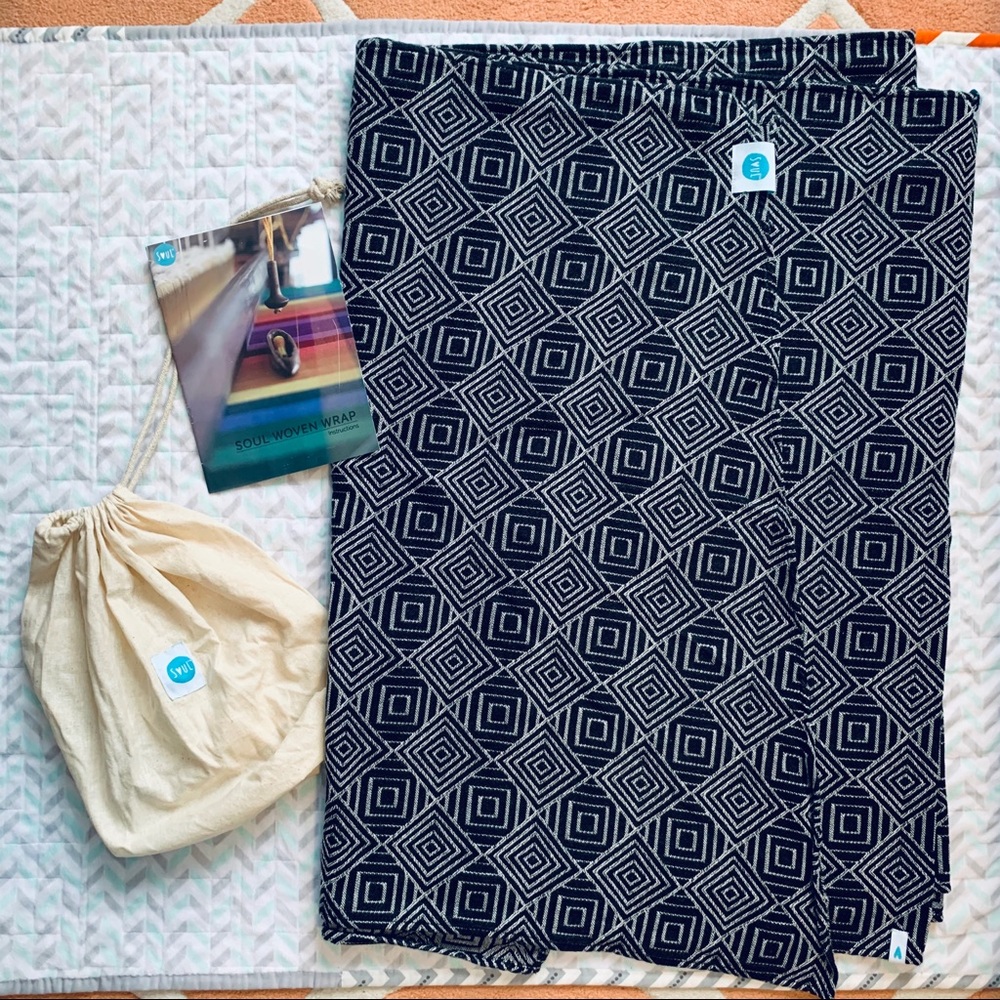Soul Slings Maze Jacquard Woven Wrap Sz 4